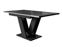 Bord Musus (Svart marmor + Svart)