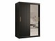 Garderobeskap Hartford 401 (Svart)
