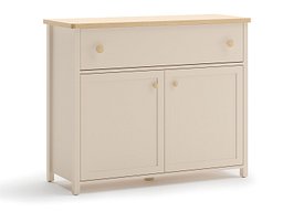 Kommode Romelbo 150 (Beige + Eik)
