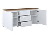 Kommode Baletu 106 (Hvit + Eik)