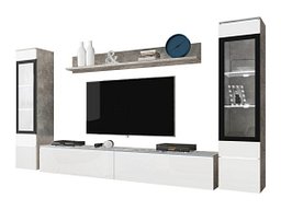 Stuesett Mirfivo 101 (Betong + Høyglans hvit)