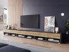 TV-benk Sarasota 144 (Matera grå + Kastanje)
