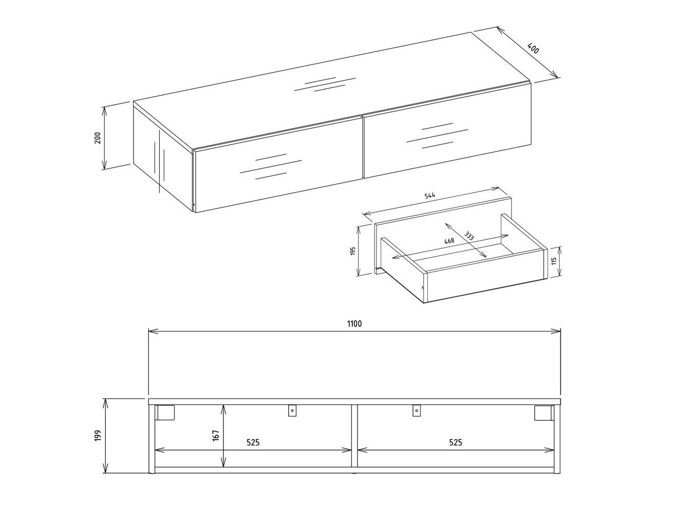Konsollbord Mandeville 341 (Cashmere)