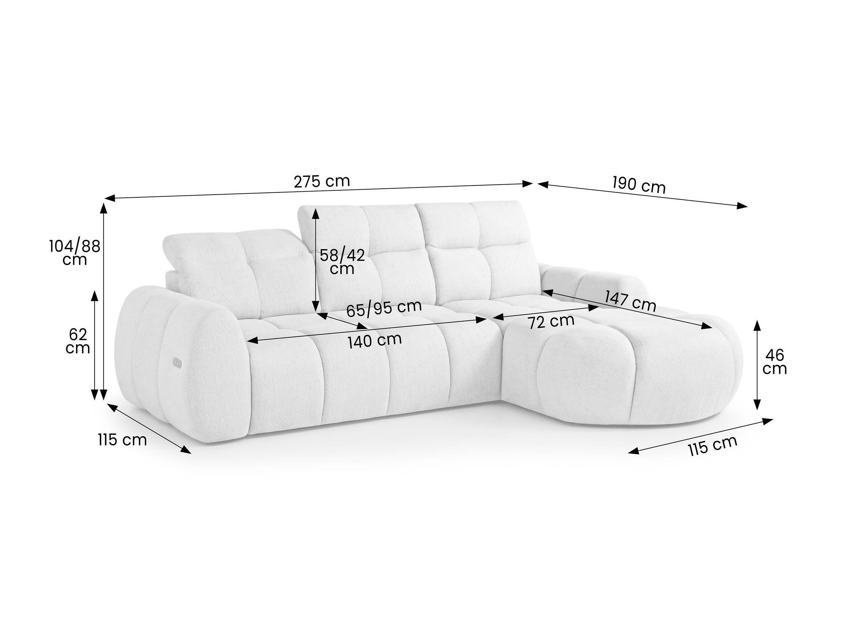 Hjørnesofa Margate 137 (Raven 86)