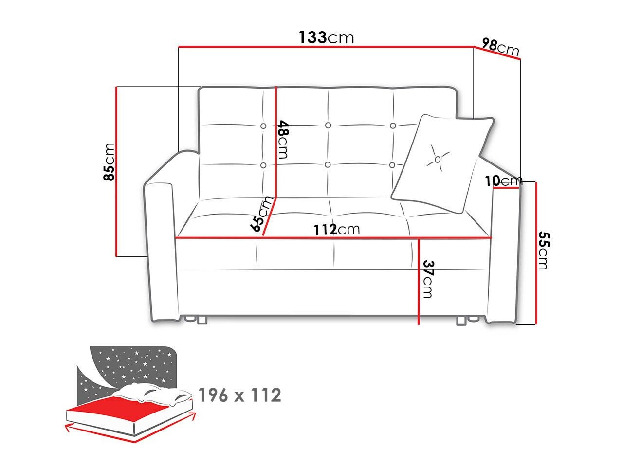 Sovesofa Seruna II (Nazar 225.06)