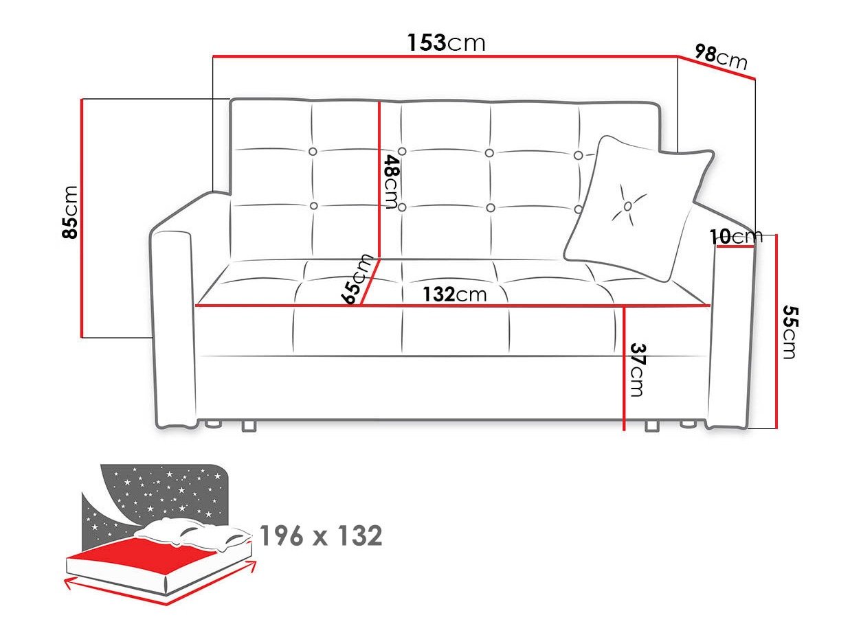 Sovesofa Seruna III (Nazar 225.01)