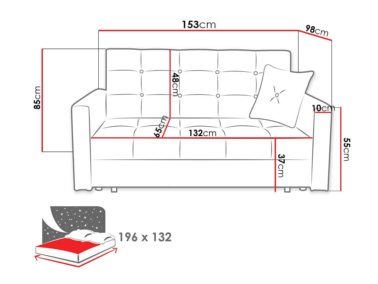 Sovesofa Seruna III (Nazar 225.05)