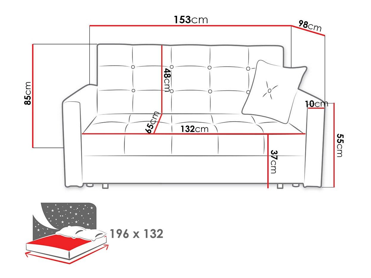 Sovesofa Seruna III (Nazar 225.06)