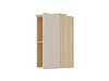 Veggskap Nolcala 102 (Eik + Beige)