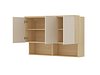 Veggskap Nolcala 104 (Eik + Beige)