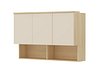 Veggskap Nolcala 104 (Eik + Beige)