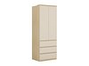 Garderobeskap Nolcala 110 (Eik + Beige)