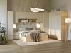 Veggskap Nolcala 102 (Eik + Beige)