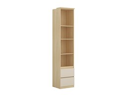 Bokhylle Nolcala 111 (Eik + Beige)