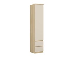 Bokhylle Nolcala 115 (Eik + Beige)