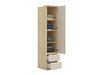Garderobeskap Nolcala 119 (Eik + Beige)