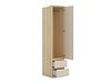 Garderobeskap Nolcala 119 (Eik + Beige)