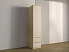 Garderobeskap Nolcala 119 (Eik + Beige)