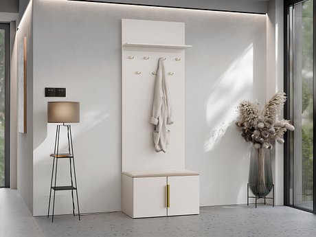 Møbelsett til entré Comfivo Auditor (Beige)