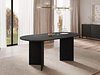 Bord Comfivo Fungus (Svart marmor + Svart)
