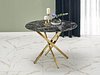 Bord Houston 1538 (Gullfarget + Svart marmor)