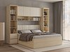 Soveromssett Nolcala 124 (Eik + Beige)