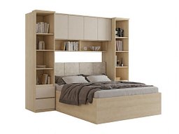 Soveromssett Nolcala 124 (Eik + Beige)