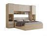 Soveromssett Nolcala 126 (Eik + Beige)