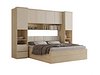 Soveromssett Nolcala 126 (Eik + Beige)