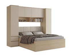 Soveromssett Nolcala 125 (Eik + Beige)