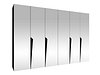 Garderobeskap Hartford 617 (Svart)
