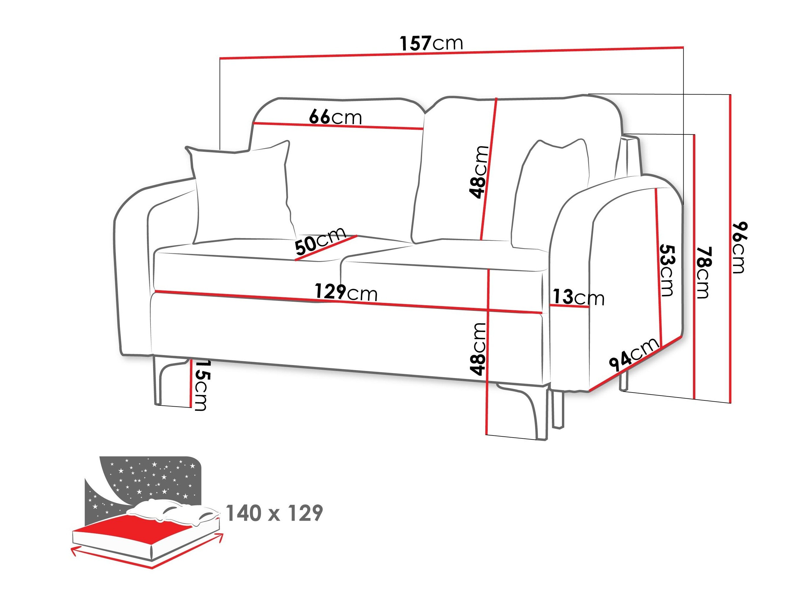 Sovesofa Torlua 101 (Manila 19)