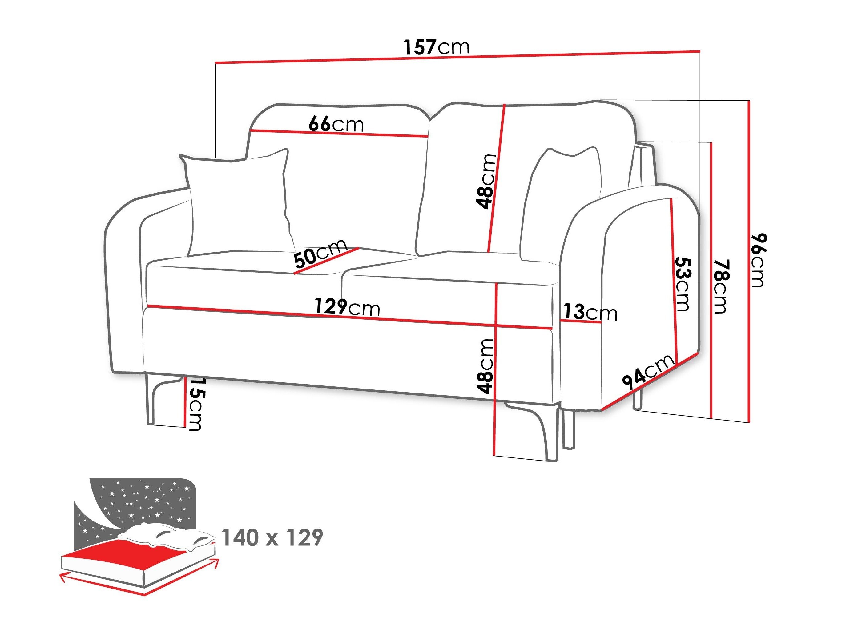Sovesofa Torlua 101 (Manila 33)