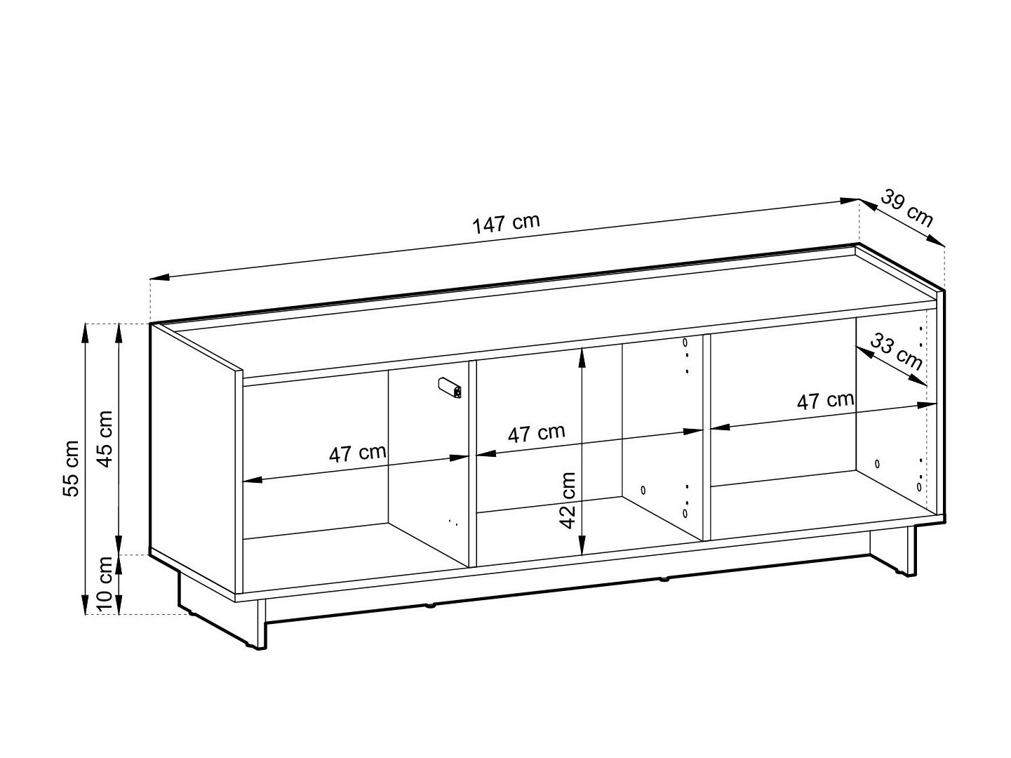 TV-benk Romsona 103