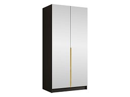 Garderobeskap Closico Staton III (Svart)