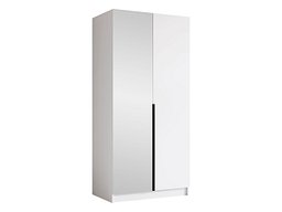 Garderobeskap Closico Staton II (Hvit)