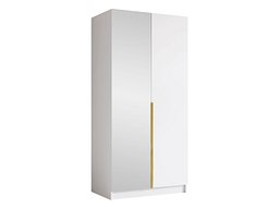 Garderobeskap Closico Staton II (Hvit)