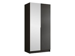 Garderobeskap Closico Staton II (Svart)