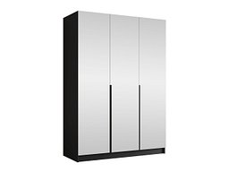 Garderobeskap Closico Decoron III (Svart)