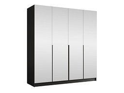 Garderobeskap Closico Navor III (Svart)