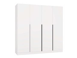 Garderobeskap Mandeville 370 (Hvit + Svart)