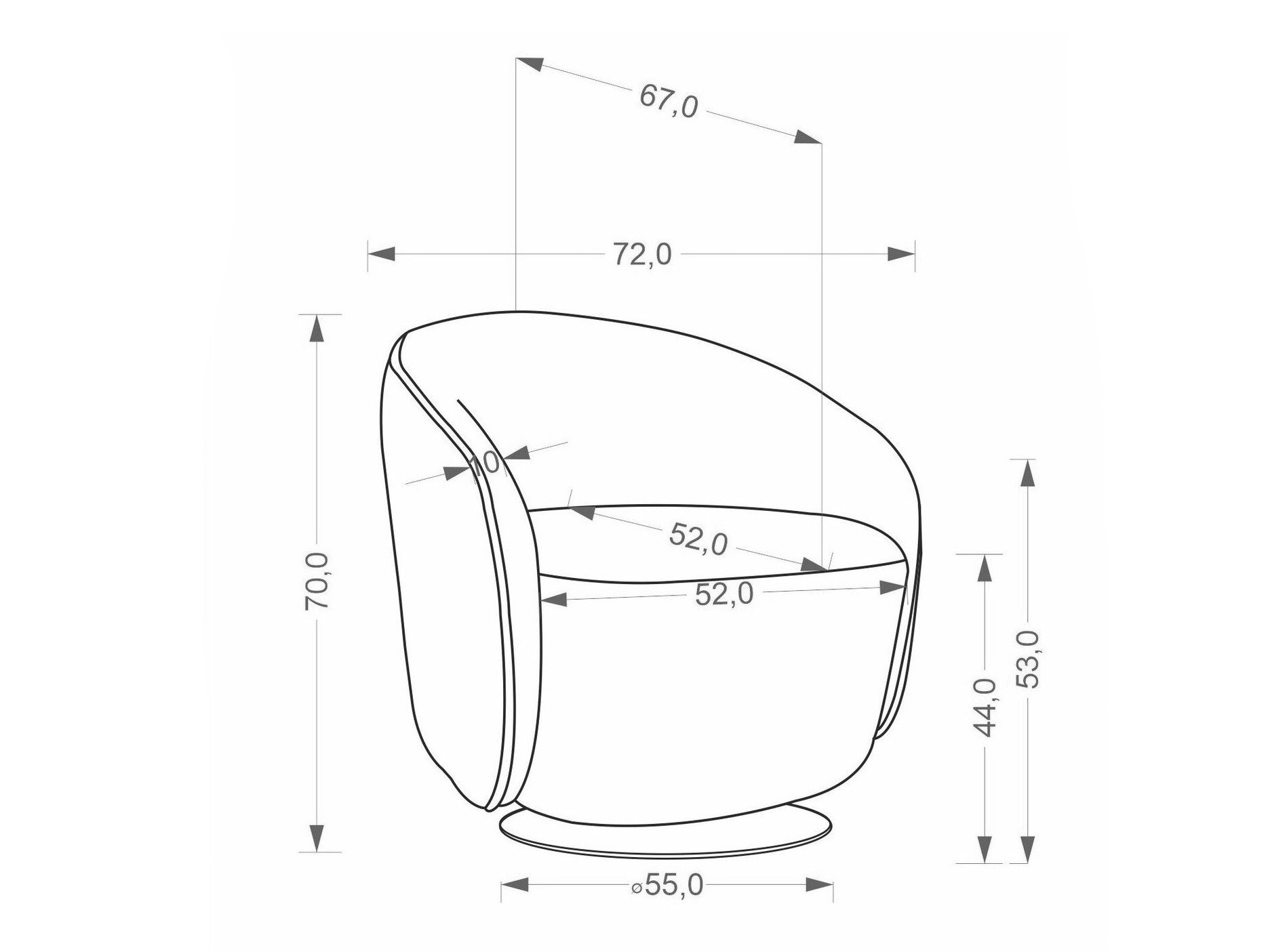 Lenestol Houston 2128 (Cappuccino)