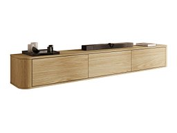 TV-benk Comfivo Claritas (Eik)