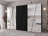 Garderobeskap Hartford 643 (Svart)