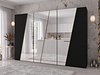 Garderobeskap Hartford 643 (Svart)