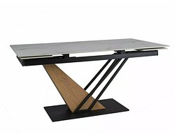 Bord Detroit 996 (Hvit marmor + Eik)