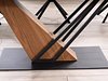 Bord Detroit 996 (Svart marmor + Eik)