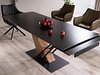 Bord Detroit 996 (Svart marmor + Eik)