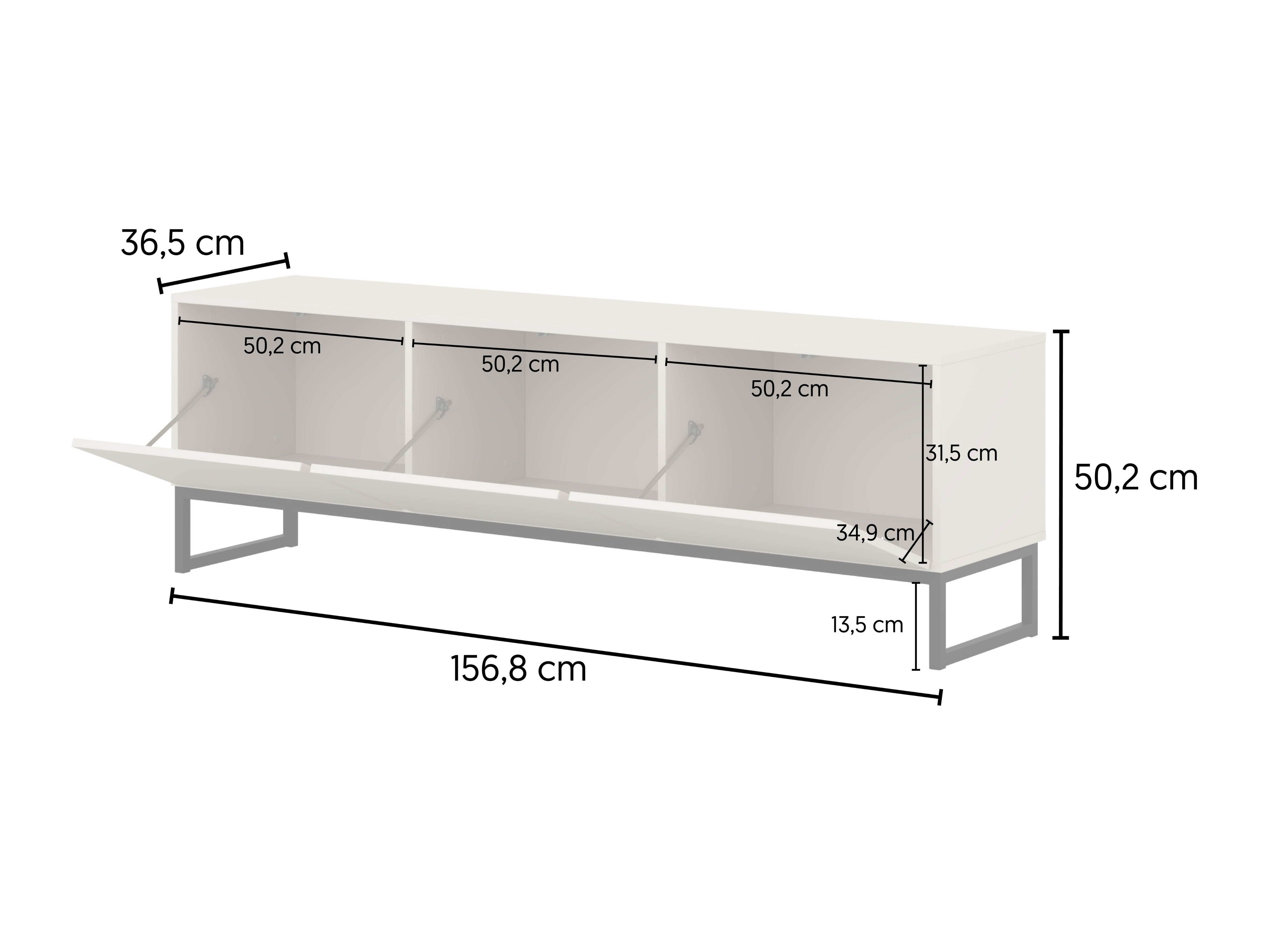 TV-benk Maravio 102 (Wotan eik)