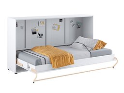 Sengeskapseng Concept Pro Lenart IV (Hvit + Høyglans hvit)